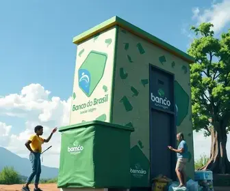 Banco do Brasil recebe projetos sociais e de reciclagem