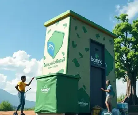 Banco do Brasil recebe projetos sociais e de reciclagem