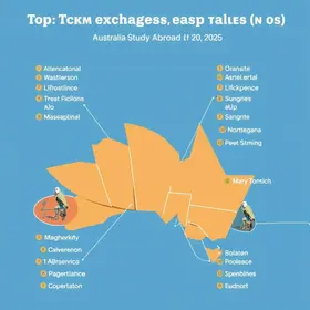 10 melhores cidades para intercambio na Austrália em 2025